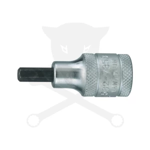 Rátűzőkulcs - crowa+bit 1/2" imbusz 1/4" rövid - Kennedy