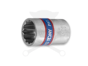 Dugókulcs - crowafej 3/8" 12 lap normál 13 mm