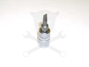 Rátűzőkulcs - crowa+bit 1/4" lapos 4 mm