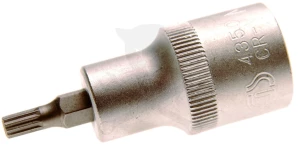 Rátűzőkulcs - crowa+bit 1/2" XZN - Spline M05 x 53 mm BGS