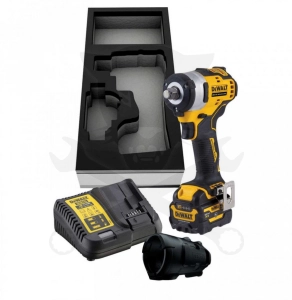 Ütvecsavarozó, akkus 12V 340 Nm 1/2" 1db 5Ah Li-ion - DeWalt