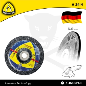 Tisztítókorong 115x6.0 mm A24 N - Supra - Inox és Alu - Klingspor