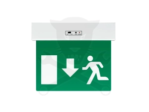 Lámpatest, vészvilágító LED "Exit" Lefelé nyíl ELMARK