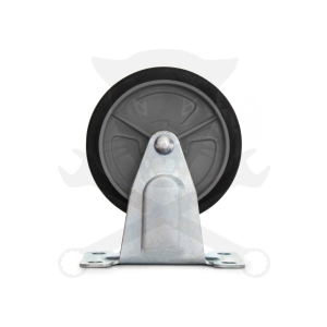 Kerék 100 mm - fix villás-talpas - 150 kg terhelhetőség, kiskocsihoz
