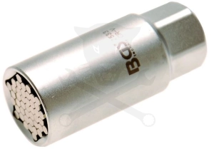 Dugókulcs - crowafej multi univerzális "túlélő fej" 3/8" 9-21 mm
