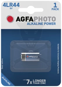 Elem 6V - 4LR44 / GP467H, A544 Riasztóelem - alkáli AgfaPhoto