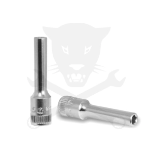 Dugókulcs - crowafej 1/4" 6 lap hosszú  4,0 mm Genius