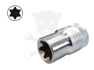 Dugókulcs - crowafej 3/8" belső torx E18 Genius