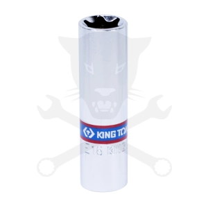 Dugókulcs - crowafej 3/8" belső torx hosszított E16 KingTony