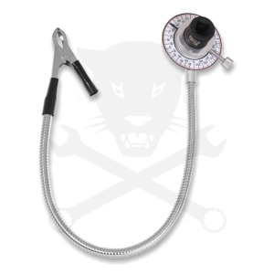 Szögmérő nyomatékkulcshoz - csipeszes, flexibilis karral 1/2" BGS