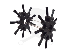 Csővizsgáló kamerához Központosító kefe 150 mm-es -1 pár- Hubitools