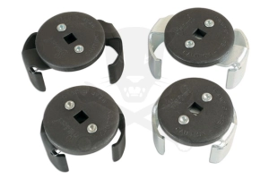 Olajszűrő leszedő állítható készlet 4 db-os 60-80 mm + 80-96 mm Jobb-Bal