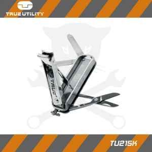 Multifunkciós körömápoló, NAILCLIP KIT 5in1 - Ezüst- True