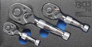 Crowa racsnis kulcs készlet MINI 3 db-os - BGS
