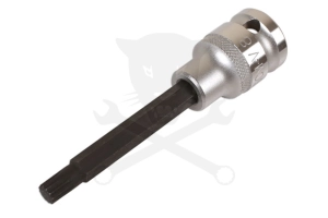 Rátűzőkulcs - crowa+bit 1/2" XZN - Spline M08 x 100 mm