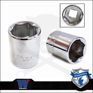 Lok-Typ Dugókulcs - crowafej 3/8" 15 mm 6 lap alacsony - Welzh