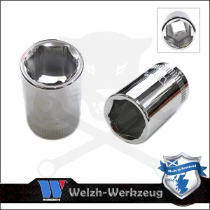 Lok-Typ Dugókulcs - crowafej 1/4" 13 mm 6 lap - Welzh