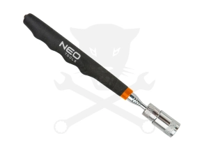 Mágnes teleszkópos 16 mm 190-800 mm LED lámpával - 3.5 kg teherbírás