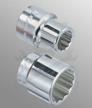 Dugókulcs - crowafej 3/4" 12 szög normál 63 mm Genius