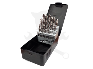 Csigafúró készlet HSS-G 25 db-os 1.0-13.0 mm - köszörült