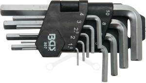 Imbuszkulcs készlet 09 db-os BGS