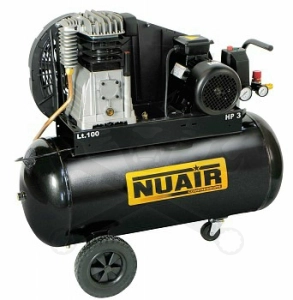 Kompresszor, dugattyús 100L 2,2 KW 10 bar 400V NUAIR (B3800B/100CT3)