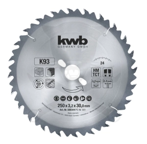 Körfűrészlap, keményfémlapkás 600x5.2x3.8 mm KWB