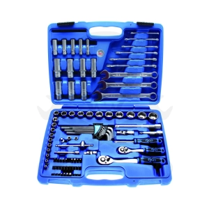 Dugókulcs készlet 1/4" - 3/8" 6 lap COLOS 92 db-os BGS