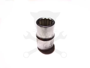 Dugókulcs - crowafej 1/2" 12 szög normál 14 mm Genius