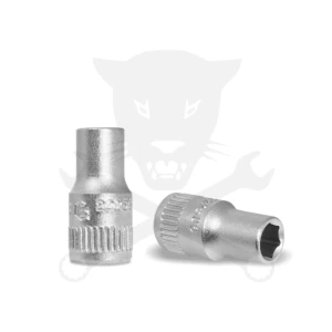 Dugókulcs - crowafej 1/4" 6 lap normál  7 mm Genius