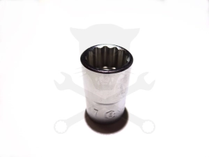 Dugókulcs - crowafej 1/2" 12 szög normál 17 mm Genius