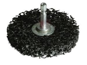 Tisztítókorong - négertárcsa 75mm + 1/4" hatlap meghajt.