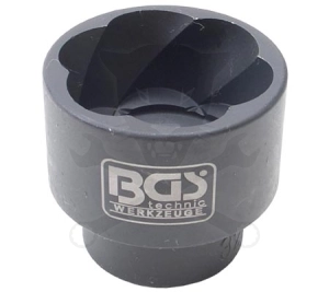 Kerékőr leszedő dugófej 1/2" rövid 32 mm-es BGS