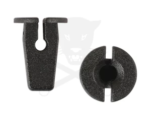 Műanyag patent készlet benyomós, Audi, Seat, Skoda és VW 10 db -