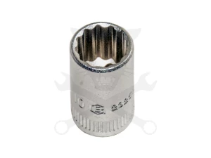 Dugókulcs - crowafej 1/4" 12 lap normál  5,5 mm Genius