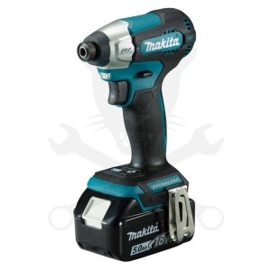 Ütvecsavarbehajtó, akkus 18V 140 Nm 1/4" bit - 2db 5Ah - Makita