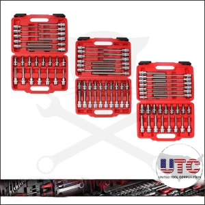 Rátűzőkulcs - crowa+bit készlet 1/2" hex-torx-XZN 88r.