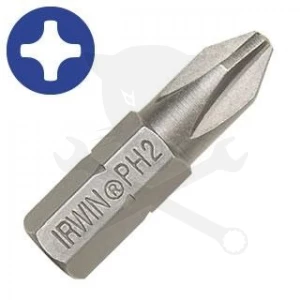 Bithegy, gépi készlet 10 darabos PH1 x 25 mm 1/4"