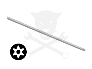 Bit torx 1/4" T15*160 mm hatágú lyukas
