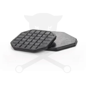 Gumipogácsa krokodil emelőhöz fekete  92x8 mm / 8 lapú T83508-hoz