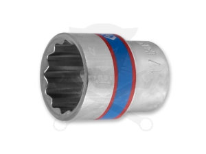 Dugókulcs - crowafej 3/8" 12 lap normál 17 mm