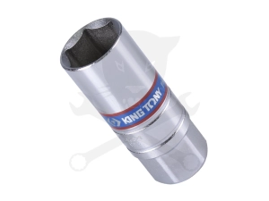 Gyertyakulcs 21 mm hosszú 1/2" KingTony
