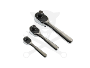 Racsnis hajtószár - marok - 3 db-os készlet108 fogú 1/4"-3/8"-1/2" -AT18