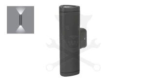 Lámpatest, kültéri fali LED 2x3 W 320 lm / 4300K - ELMARK