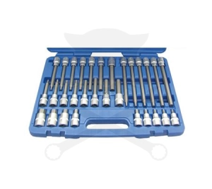 Bit készlet 30 db-os imbusz bitek 1/2" - BGS