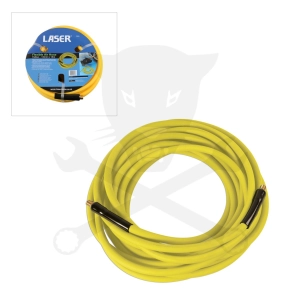 Levegőtömlő 13 mm x 15 m Sárga - csavarodásmentes-szuperflexibilis
