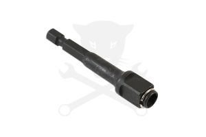 Bit és dugókulcs tartó adapter fúrógépbe 1/4" bit + 3/8" dugó 2:1-ben