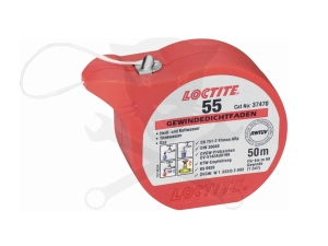 Teflon csőtömítő zsínór  50 m Loctite 55  (LOC.55/50)