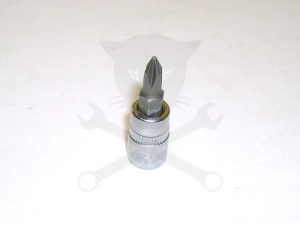 Rátűzőkulcs - crowa+bit 1/4" kereszt PH1