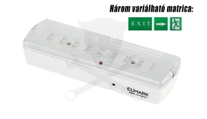 Lámpatest, vészvilágító LED 2,4 W "Exit" ELMARK